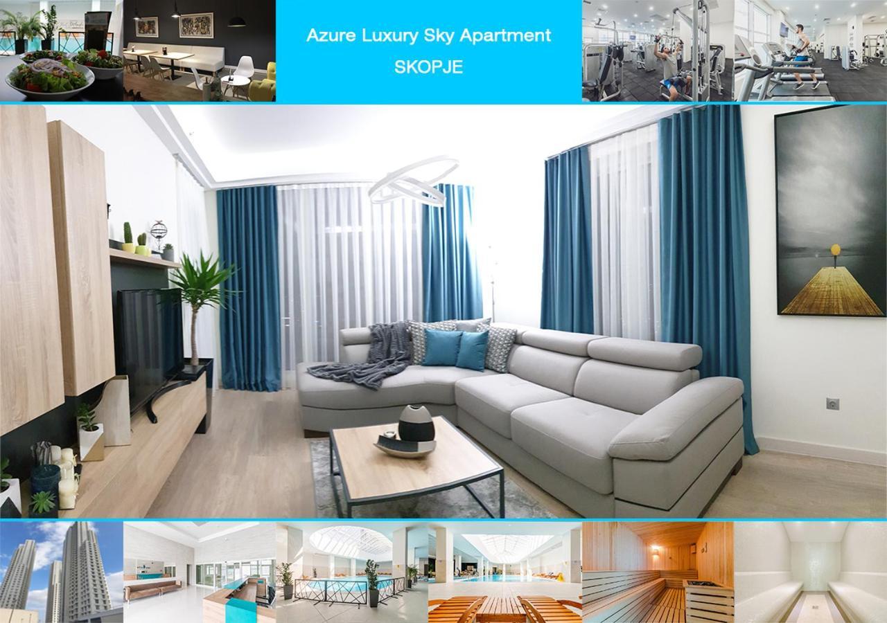 Azure Luxury Sky Apartment Skopje Exterior photo